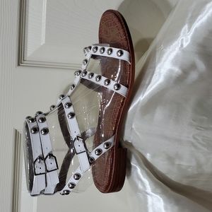 SAM EDELMAN RARE WHITE EAVAN GLADIATOR